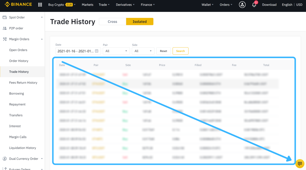 Binance バイナンス で取引履歴をダウンロードする方法 Aerial Partners